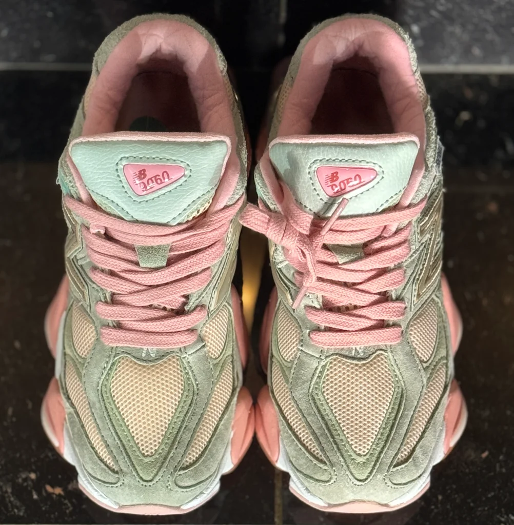 👟 New Balance 9060 – Neuves & Authentiques – Pointure 39,5 – Rose / Vert / Beig – photo 2